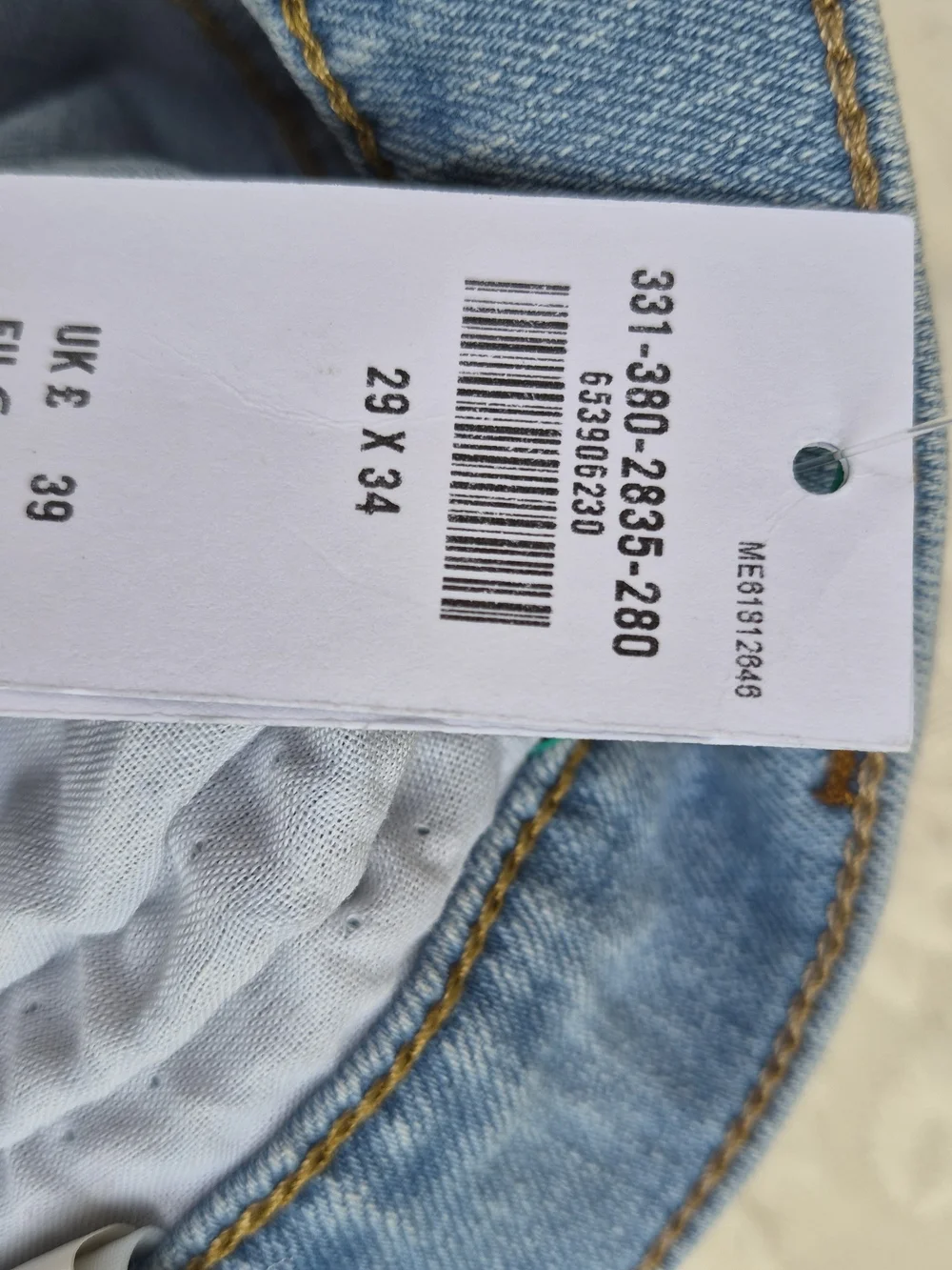 Hollister Epic Flex Straight Light Wash Jeans 29x34